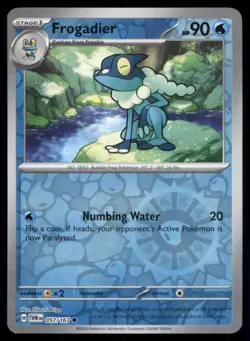 Frogadier 057/167 Common SV06: Twilight Masquerade Pokemon Reverse Holofoil NM - Image 1