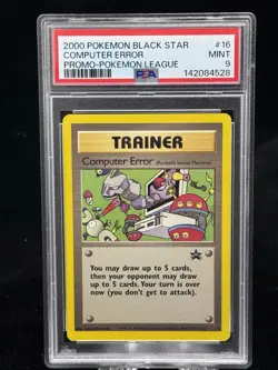 Computer Error #16 Black Star Promo Pokemon League 2001 PSA 9 💻 - Image 1