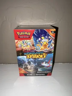 Pokemon Surging Sparks SV08 Booster Bundle 6 Pack TCG, New Sealed - Image 1