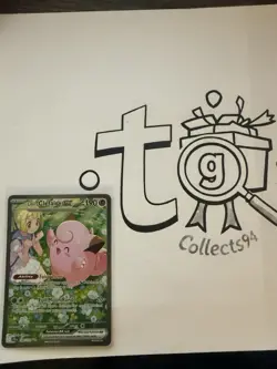 Lillie's Clefairy ex 184/159 Journey Together Ultra Rare Holo Full Art Eng 190 - Image 1