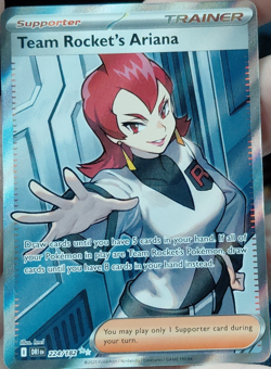 Pokemon Team Rocket's Ariana Sv10 Destined Rivals Ultra Rare 224/182 Foil - Image 1