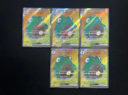 2023 Pokemon TCG Japanese SV2D 086/071 SR Belibolt ex Holo Lot*5 UG21 - Image 1