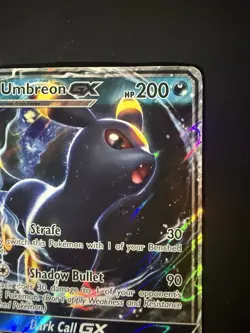 Umbreon GX SM36 SM Black Star Promo Holo GX Pokemon TCG English 2017 MP - Image 4