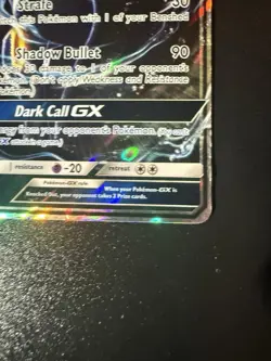 Umbreon GX SM36 SM Black Star Promo Holo GX Pokemon TCG English 2017 MP - Image 5