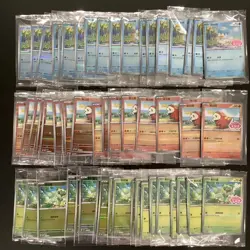 60*Lot Pokemon TCG Quaxly Sprigatito Fuecoco Gem Pack Promo SV-P Sealed #3 HV19 - Image 1