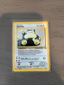 Pokemon TCG Snorlax Jungle Holo Card 11/64 Unlimited Rare-NM Condition - Image 1