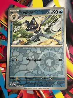 Frogadier 040/142 Reverse Holo Sv07: Stellar Crown Pokemon Card NM - Image 1