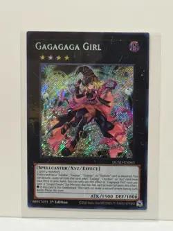 Yu-Gi-Oh! - Gagagaga Girl - DUAD EN043 - 1st Edition Secret Rare - Image 1