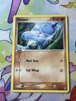 Pokemon EX Unseen Forces Common Card - Wooper 79/115 LP - Image 1