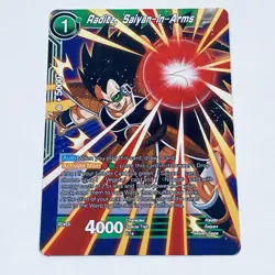 Raditz, Saiyan In Arms Dragon Ball Super Card Cool Art Promo Tc5 - Image 1