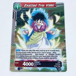 Exalted Trio Videl Dragon Ball Super Card Cool Art Promo Tc5 - Image 1