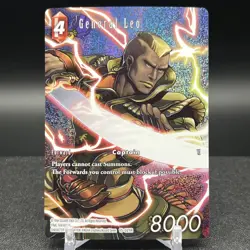 General Leo 15-021R Full Art Foil Final Fantasy Card - Image 1