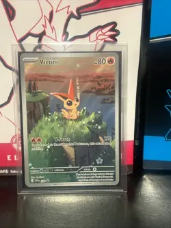 Pokemon TCG Victini Full Art Holo Black Star Promo Card 208 - Image 1