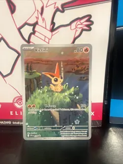 Pokemon TCG Victini Full Art Holo Black Star Promo Card 208 - Image 2