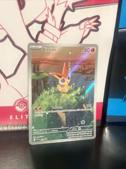 Pokemon TCG Victini Full Art Holo Black Star Promo Card 208 - Image 3