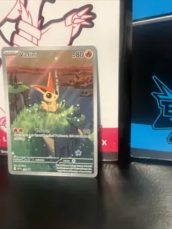 Pokemon TCG Victini Full Art Holo Black Star Promo Card 208 - Image 4