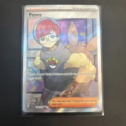 Pokemon TCG Penny Scarlet & Violet Holo Ultra Rare Card 239/198 NM/M Condition - Image 1