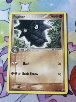 Pupitar 70/115 2005 EX Unseen Forces Pokemon Card Nintendo Non Holo Common - Lp - Image 1