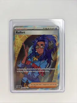 Raifort 142/131 Full Art Trainer 2025 Prismatic Evolutions Pokemon Card NM TCG - Image 1