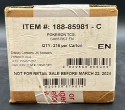 Pokemon TCG Scarlet & Violet Temporal Forces Booster 6-Box Case SV05 SEALED - Image 1