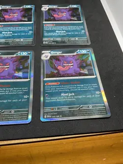 Lot of 4 Pokemon Gengar #50 Reverse Holo Perfect Order Playset - Image 2