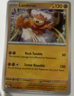 Non-Holo Rare ~ Landorus 041/088 ~ Perfect Order ~ Pokemon Deck Exclusive NM - Image 1