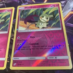 Pokemon Cards Mimikyu 112/181 Reverse Holo Team Up Sun & Moon NM Never Played - Image 4