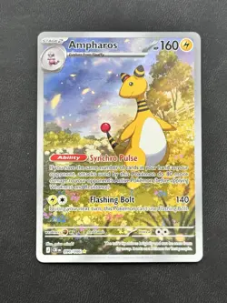 Ampharos 090/086 Full Art Illustration Rare - Chaos Rising - Pokemon NM - Image 1