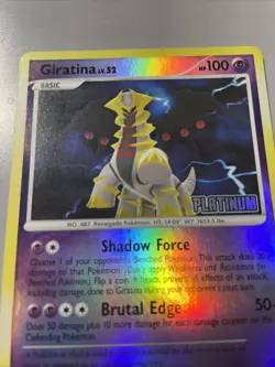 Pokemon TCG Giratina Reverse Holo Burger King Promo Platinum Stamp - Image 3
