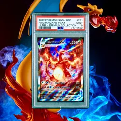2022 Pokemon SWSH BSP FA/Charizard VMax Ultra Premium Collection #261 PSA 9 - Image 1