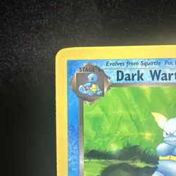 Dark Wartortle 46/82 Team Rocket 1st Edition Pokemon TCG 1999 LP/MP Vintage - Image 2