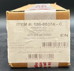 Pokemon TCG Scarlet & Violet Obsidian Flames Booster 6-Box Case SEALED SV03 - Image 1