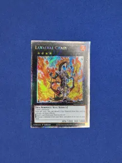 NM+ LAVALVAL CHAIN (PS - Platinum Secret Rare) 1st Edition Yugioh - RA04-EN162 - Image 1