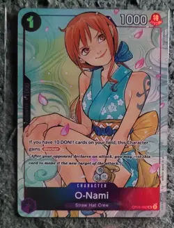 O-Nami OP05-062 Full Art One Piece Illustration Box Vol. 1 Eng Holo Promo SEALED - Image 1