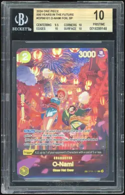 2024 One Piece 500 Years in the Future O-NAMI SP #OP06101 BGS 10.0 - Image 1