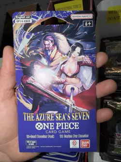 One Piece The Azure Sea’s Seven Sleeved Booster Packs OP-14 EB04 lot of 20 - NEW - Image 1