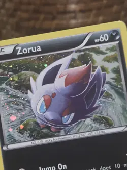 Pokemon TCG Zorua Holo BW12 Black Star Promo Card - LP - Image 3