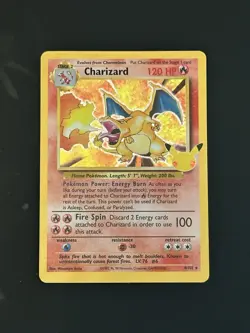 Pokemon TCG Charizard Celebrations Card 4/102 - Image 1