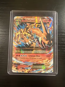 Pokemon Mega-Charizard-EX TCG Flashfire Holo Card 107/106 Excellent Condition - Image 1
