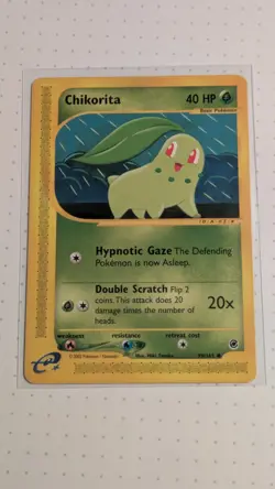 Pokemon Card - Chikorita Expedition 99/165 Common - Image 1