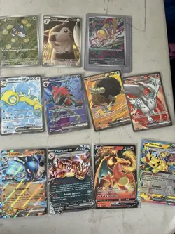 Pokemon Card Lot x27 V/ex, alt rare, masterballs, and full art Mixed Collection - Image 2