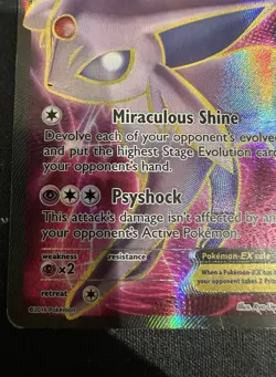 Espeon EX (Full Art) 117/122 XY Breakpoint Holo Pokemon Card TCG - Image 5