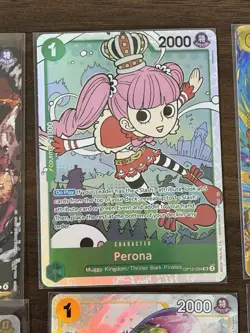 One Piece TCG English Lot of 8 Hits SR More + 1 Bonus Card! 9 Total Cards - Image 3