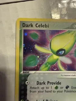 Dark Celebi 4/101 Hidden Legends Holo Pokemon Card - Image 4