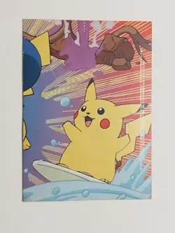 Pokemon Topps 2000 TV Animation Series 2 Stick-Ons #132 Ditto Card 5 of 10 Rare - Image 2