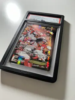 GROUDON EX DOUBLE CRISIS 2015 POKEMON CARD XY TEAM MAGMA'S FULL ART 15/34 PSA 6 - Image 2