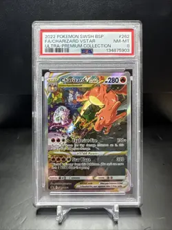 Charizard VSTAR SWSH262 SWSH: Sword & Shield Promo Cards Holo PSA 8 - Image 1