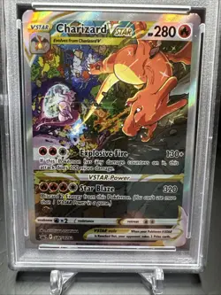 Charizard VSTAR SWSH262 SWSH: Sword & Shield Promo Cards Holo PSA 8 - Image 2