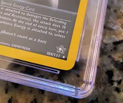✨Darkness Energy RARE Pokemon Card CGC 8.5 NM/MT+ Neo Genesis #104/111 (2000)🌟 - Image 2