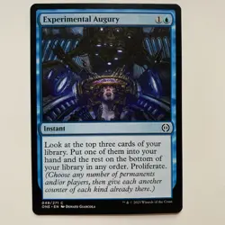 Experimental Augury - 049/271 - Phyrexia: All Will Be One - Magic: The Gathering - Image 1